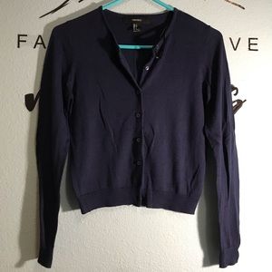 Navy Blue F21 cardigan